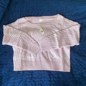 GARAGE off-the-shoulder Sweater
